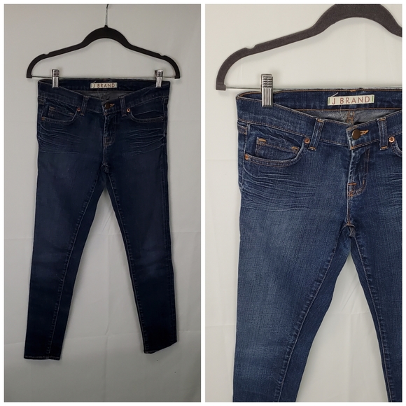 J BRAND 910 DKV Low-Rise Skinny Jeans Size 25 ~ Form-fitting Casual Streetwear - Picture 3 of 10